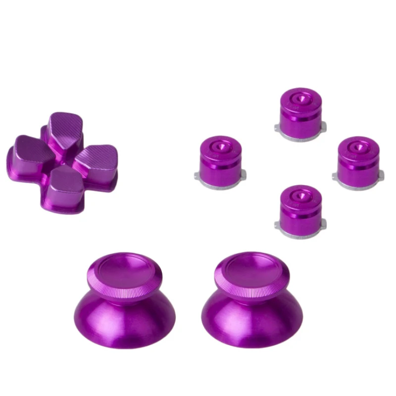 Набор для ремонта металлических ABXY Caps D-Pad ручки-пули PS4 Contorller аналоговый джойстик