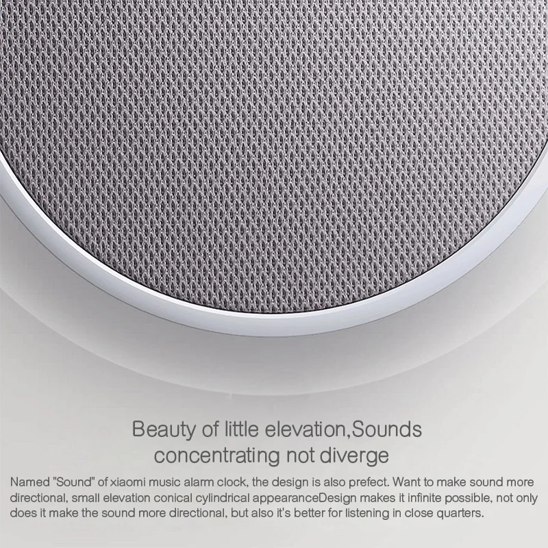 Xiaomi музыка Будильник Bluetooth 4 1 Круглый Портативный мини Музыка помощь Спящий 360