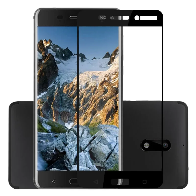 Премиум Защитная пленка для экрана из закаленного стекла Nokia 6 передней