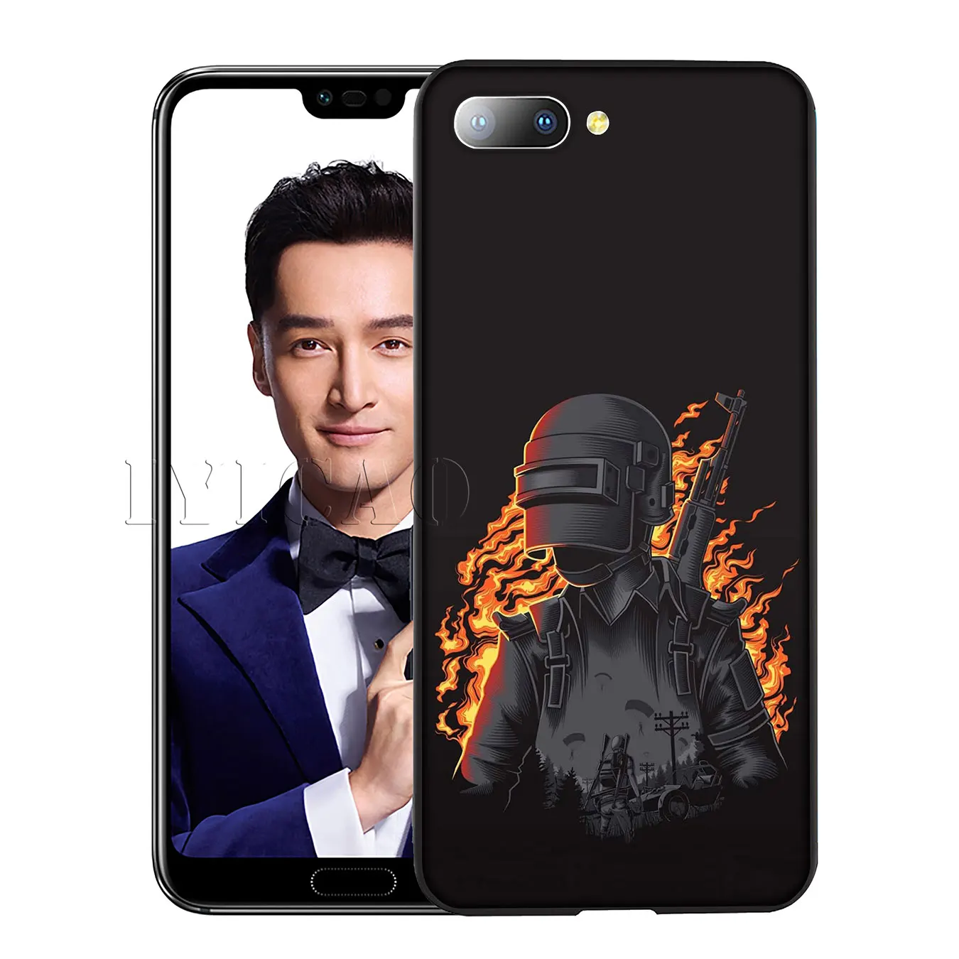 IYICAO pubg batterground game Customer Silicone Soft Case for Huawei Y7 Y6 Prime Y9 2018 Honor 8C 8X 8 9 10 Lite 6A 7C 7X 7A Pro |