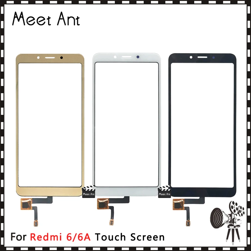 Высокое качество для Xiao mi Red mi 6 6A/5A сенсорный экран дигитайзер сенсор внешняя Передняя стеклянная панель объектива для Red mi 6 Pro/mi A2 Lite