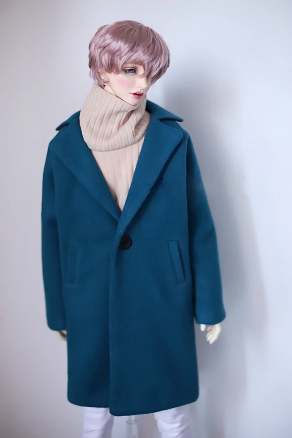 Одежда для куклы BJD шерстяное пальто голубого цвета SD17 дяди SSDF Ghost2 аксессуары