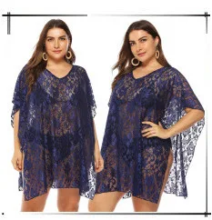 Boho Inspirado bordado кимоно кафтан frente aberta cintura Топ praia contraste camisa longa blusa платье Летнее пляжное платье