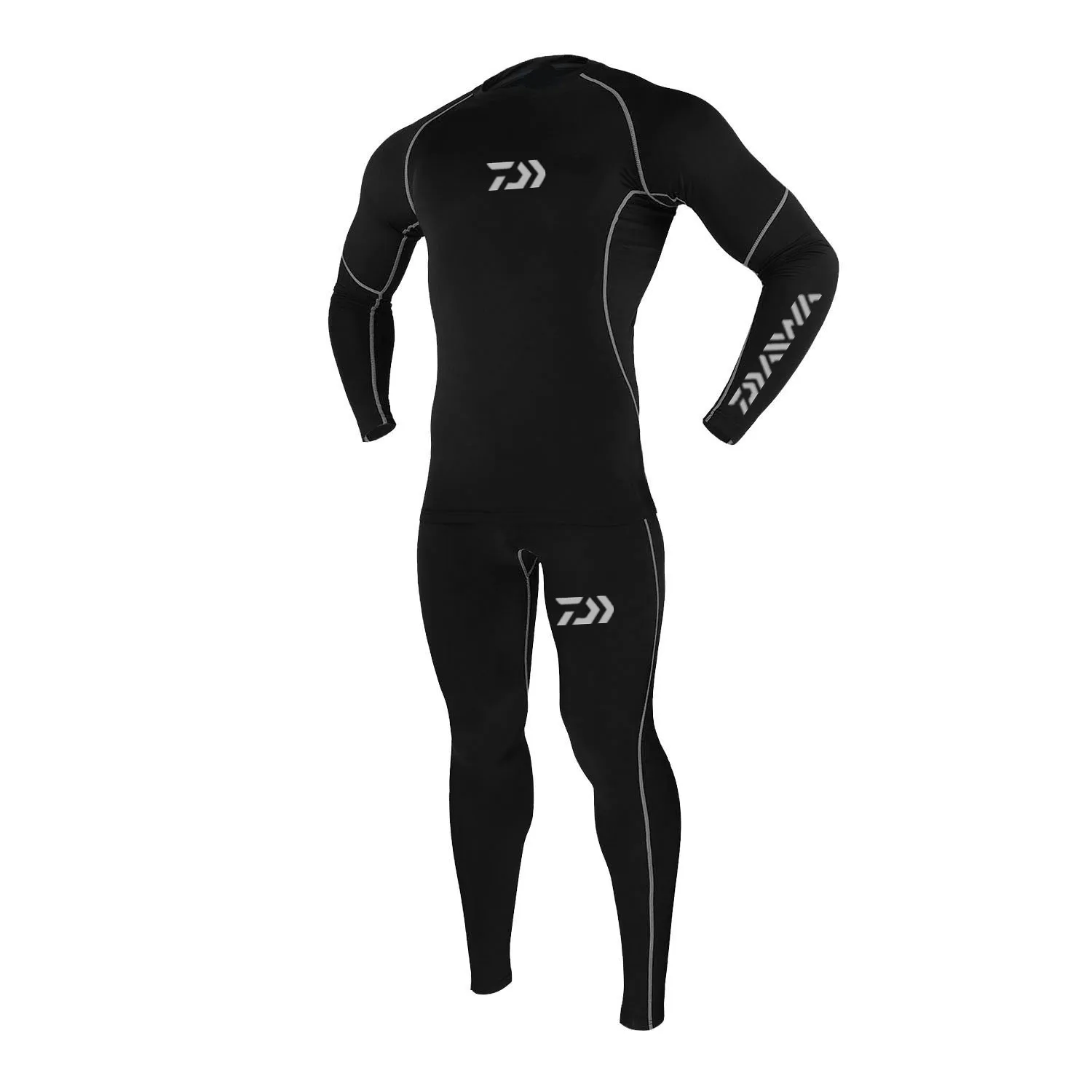 2018 Мужской Быстросохнущий дышащий Базовый костюм для рыбалки с капюшоном и