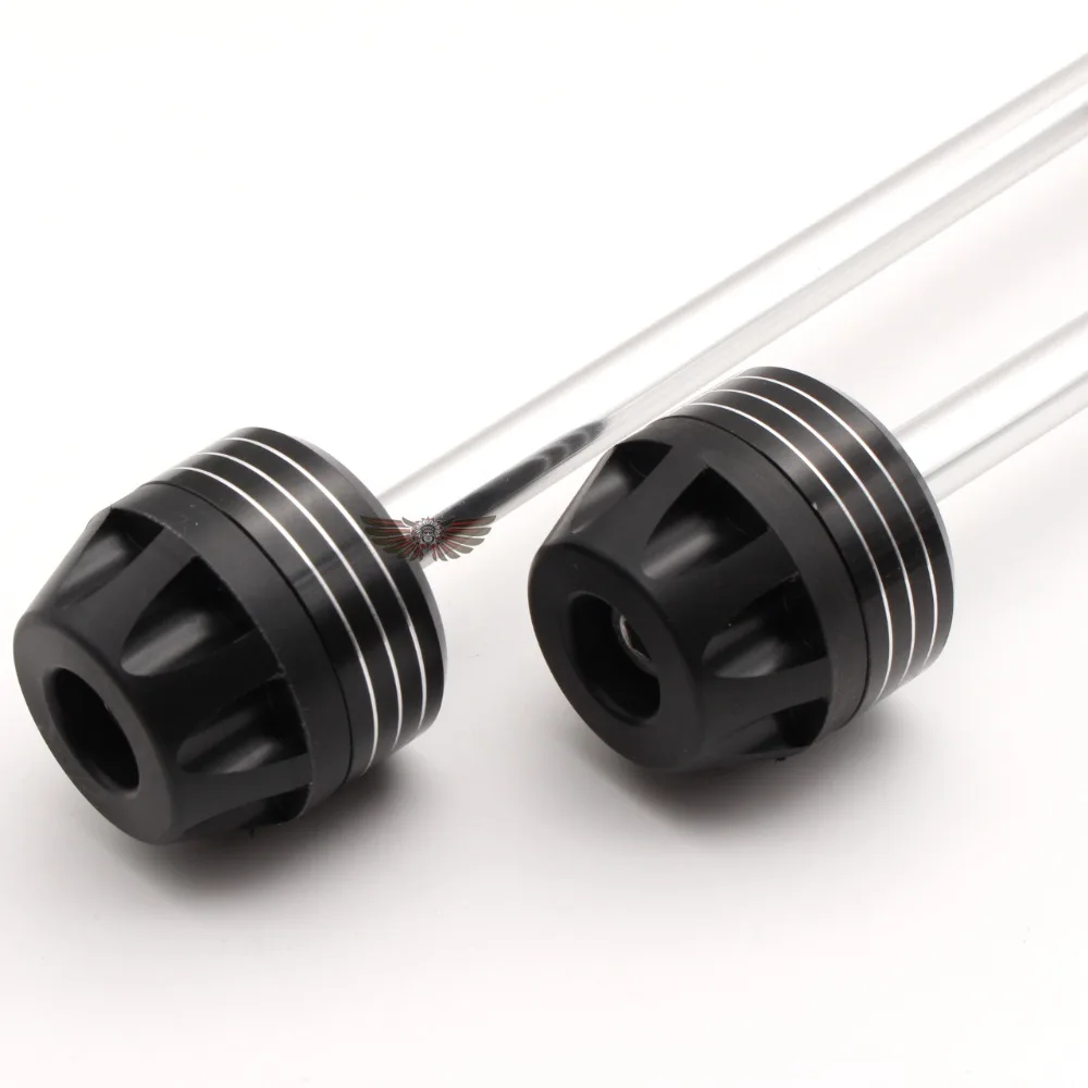 Мотоцикл Алюминий передней и задней оси вилка крушение ползунки колеса