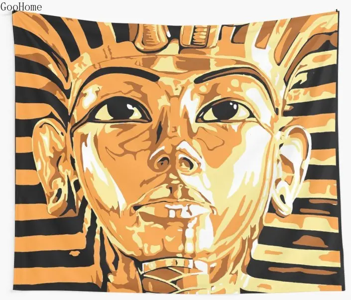 Египетский King Tut настенный гобелен пляжное полотенце одеяло коврик для пикника и