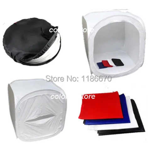60x60x60 см 24 &quotскладной светильник для фотостудии ing Tent софтбокс DSLR камеры пленка 4