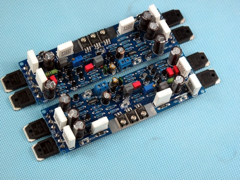 AM-60 100 Вт * 2 0 канальный усилитель плата DIY fever class AB ON NJW0302/NJW0281 один заказ шт. amp board |