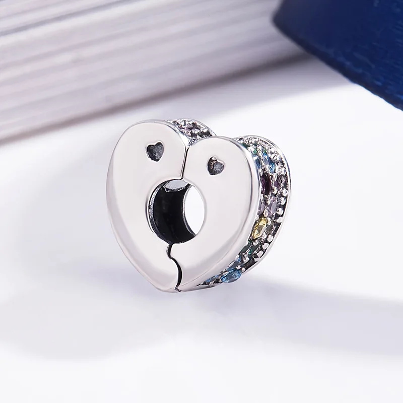 Новый оригинальный браслет Pandora бусины из стерлингового серебра 925 разноцветные