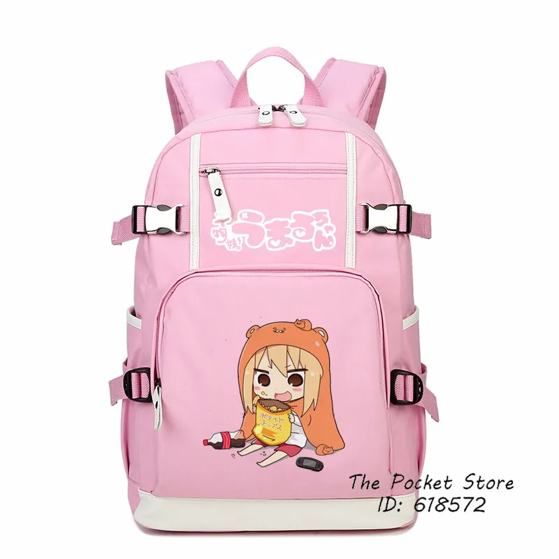 

Cartoon Himono Onna Kawaii Women Backpack Lolita Printing Backpack Canvas School Bags for Girls Laptop Backpack Large Bookbag