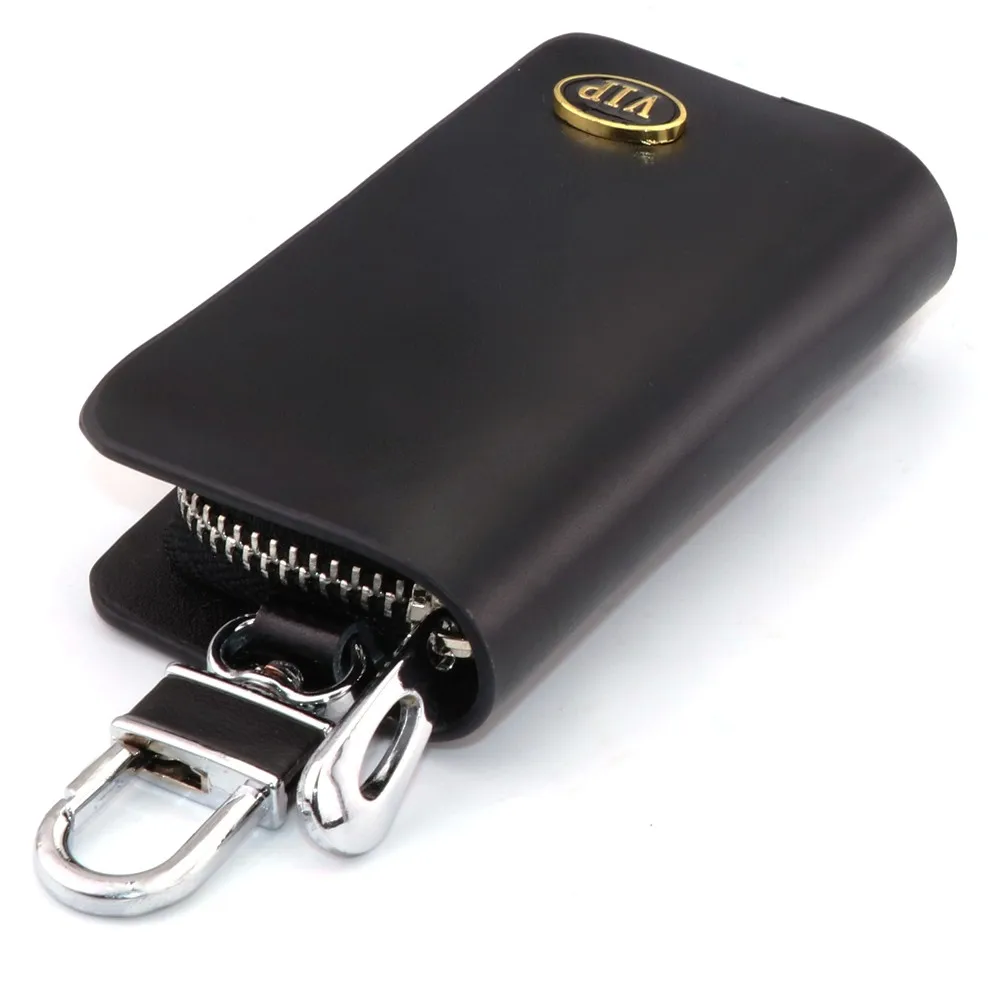 Роскошный кожаный чехол для автомобильных ключей кошелек кольцо Lamborghini Aston Martin