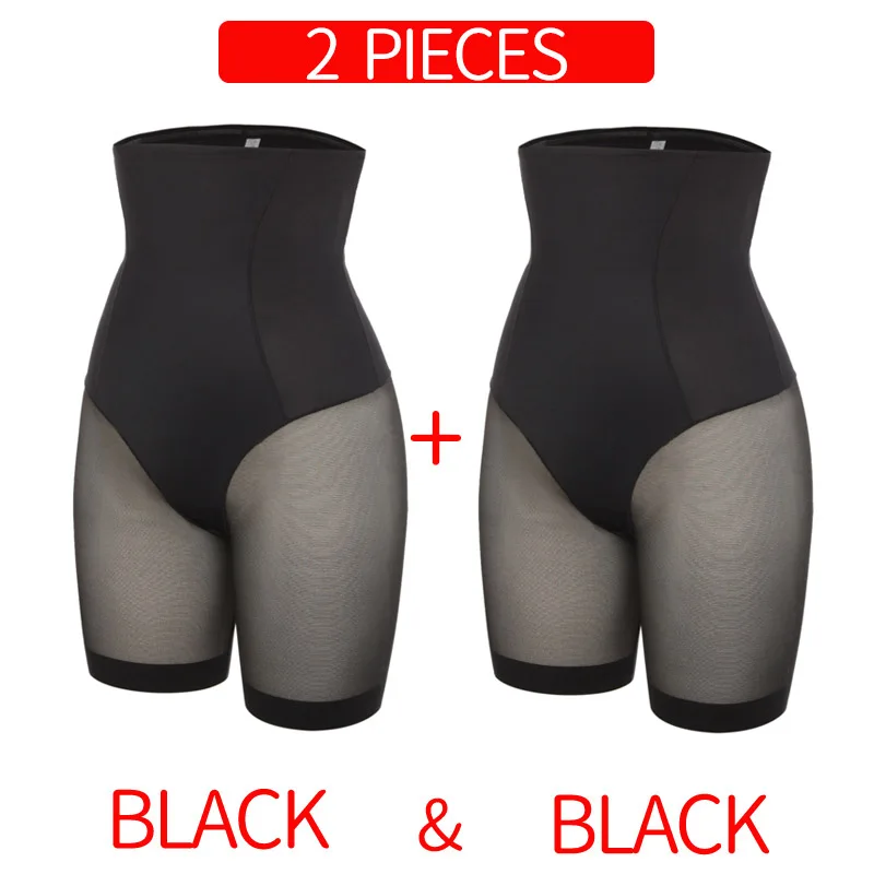 Two Pieces Black Miss Moly, Утягивающее нижнее белье с высокой талией, моделирующее белье, Утягивающее нижнее белье - Цвет: Two Pieces Black