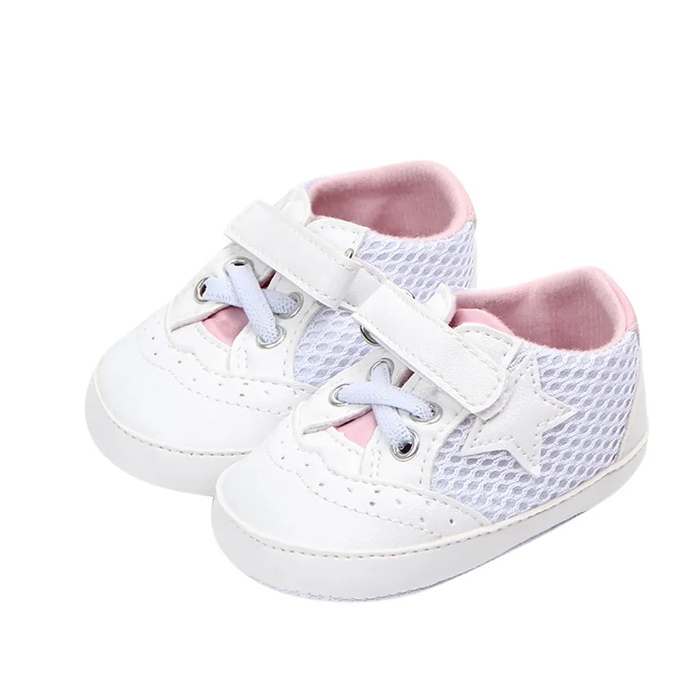 Однотонная сетчатая нескользящая Мягкая Обувь ARLONEE для новорожденных детей от 0
