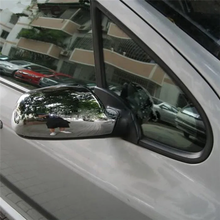 2 шт. ABS Хромированная боковая крышка зеркала заднего вида для PEUGEOT 307 2004-13 Чехол крыло зеркало пластик плтинг автомобиль-Стайлинг Аксессуары отделка
