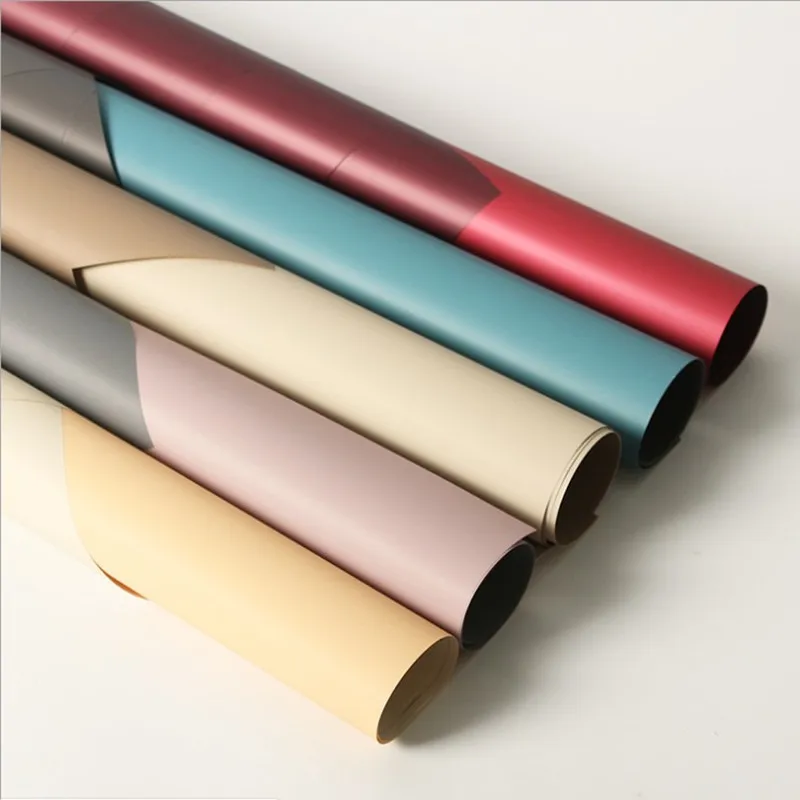 20 шт. цветочная упаковка для упаковки бумаги двухцветная подарочная пластиковой