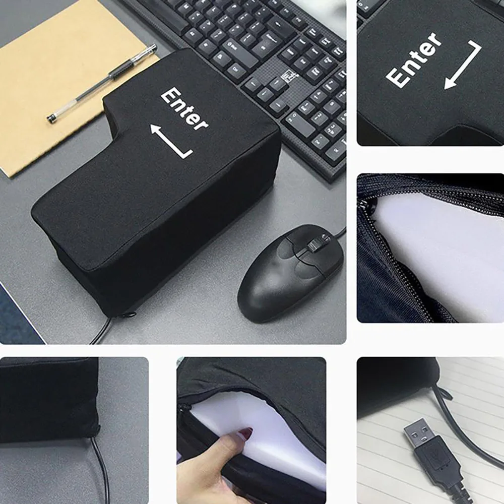 Компрессионная подушка с кнопками USB нерушимая офисная игрушка для компьютера