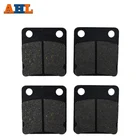 2 пары тормозных колодок для мотоцикла, для YAMAHA ATV Bruin Wolverine YFM350 Auto Kodiak Grizzley YFM400 YFM450 YFM125RA YFM250