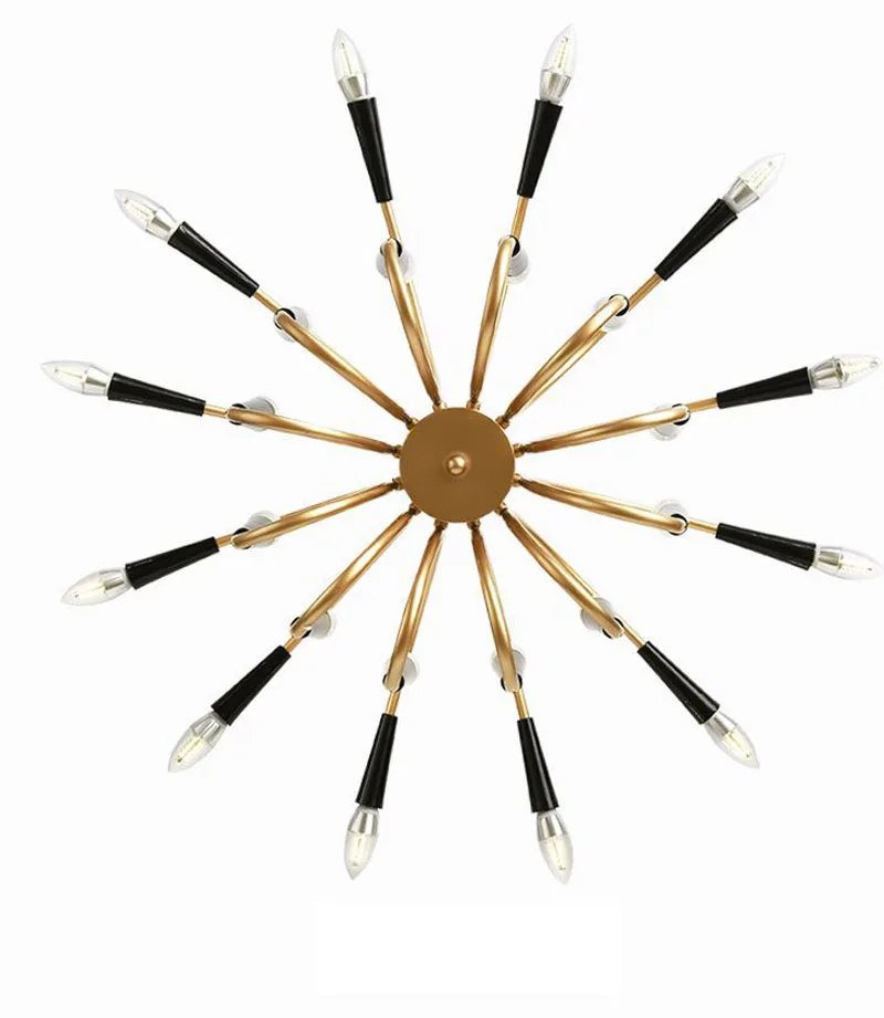 Роскошный Лебедь Свет Золотой промышленный подвесной светильник современный