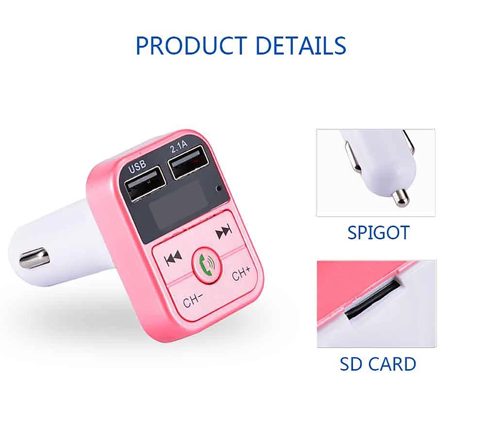Handsfree Bluetooth автомобильный комплект fm передатчик MP3 плеер TF карта USB зарядное