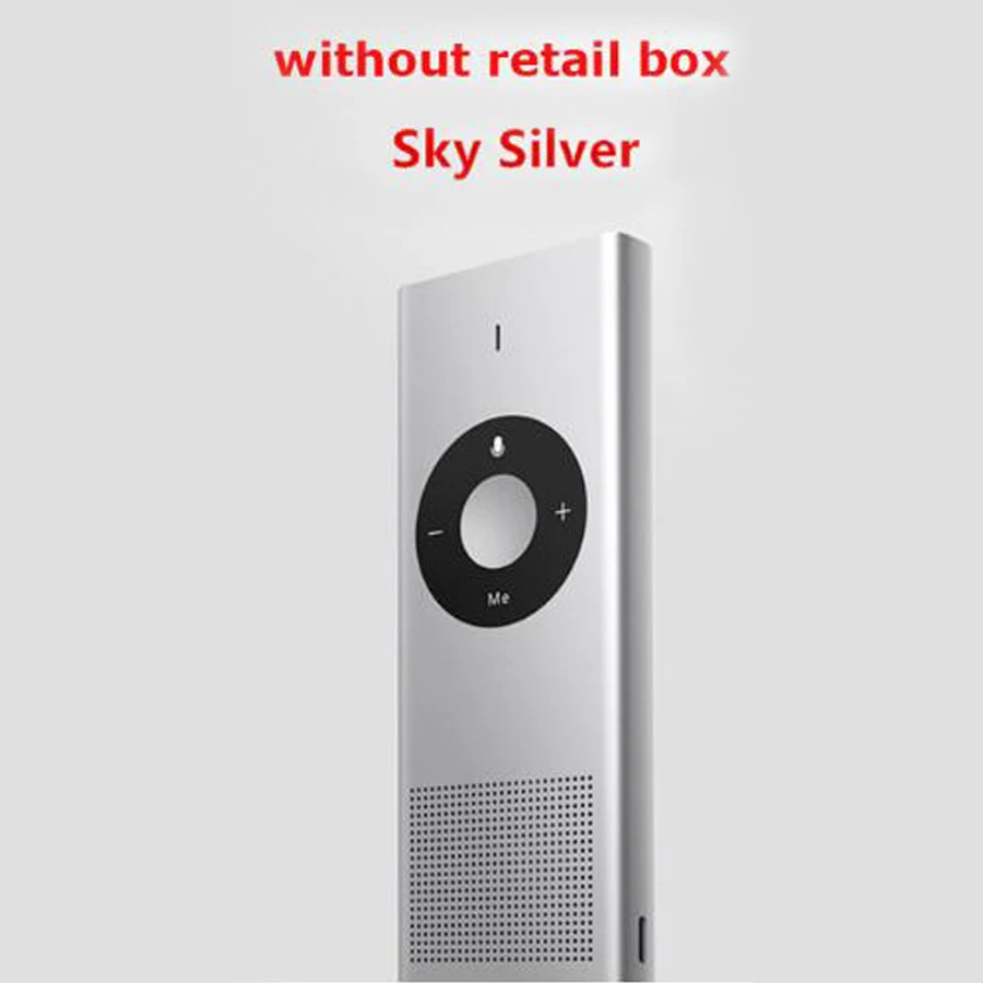 Silver No Box Xiaomi Mijia Konjak AI голосовой переводчик 14 lauguage 7 дней в режиме ожидания 8H непрерывный перевод 900 мАч батарея Smart - Цвет: Silver No Box