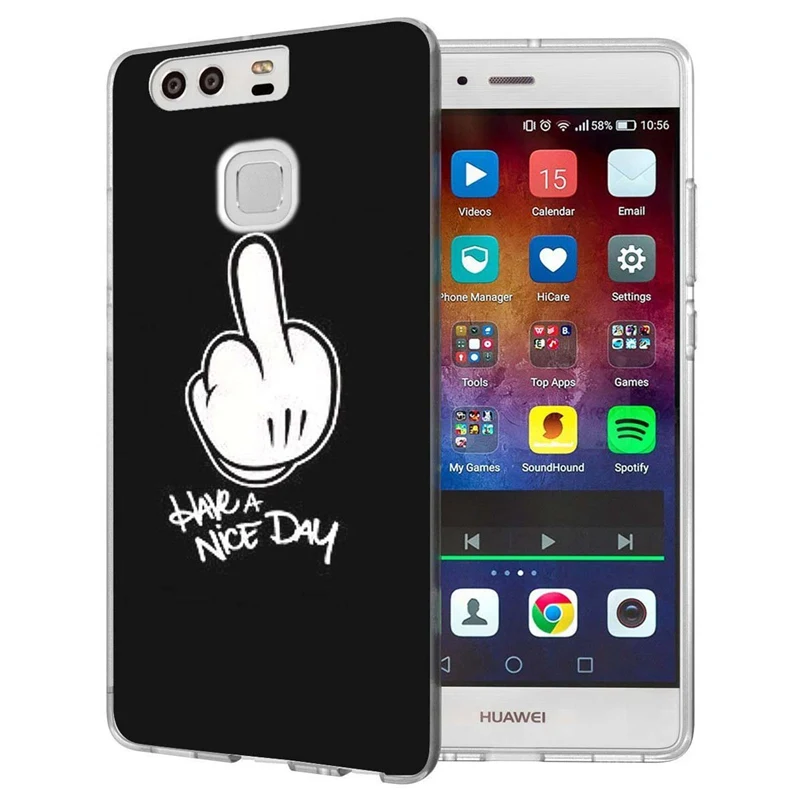 Для Huawei P9lite/P8 Lite 2016 2017 Y5 II 2 Y5ii/Y6 Compact/Honor 5A LYO-L21 Мягкий ТПУ силиконовый прозрачный
