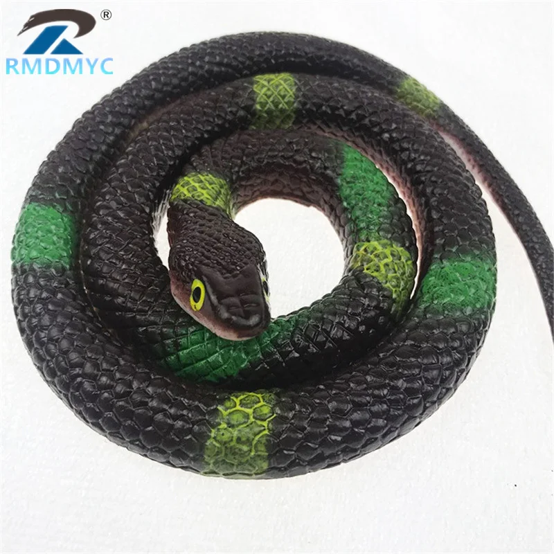 68 см резиновая игрушка моделирования змея модель розыгрыши шутки ужас шокер