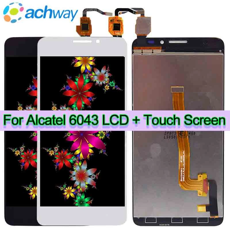 ЖК дисплей для Alcatel 6043 сенсорный экран датчик протестированный новый дигитайзер