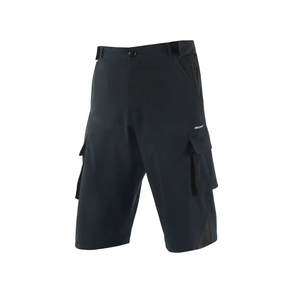1708 black no pad ARSUXEO мужские спортивные для улицы свободные подходят велосипедные шорты горные мужские спортивные шорты велосипедные шорты походные рыболовные шорты 1708 - Цвет: 1708 black no pad