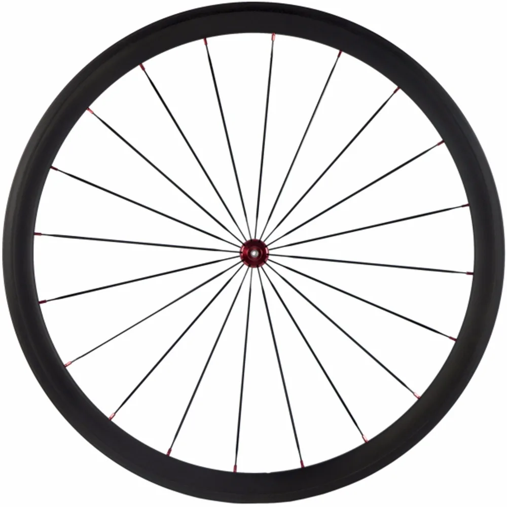 Китайская углеродная клинчерная колесная пара дорожный велосипед 38 мм комплект