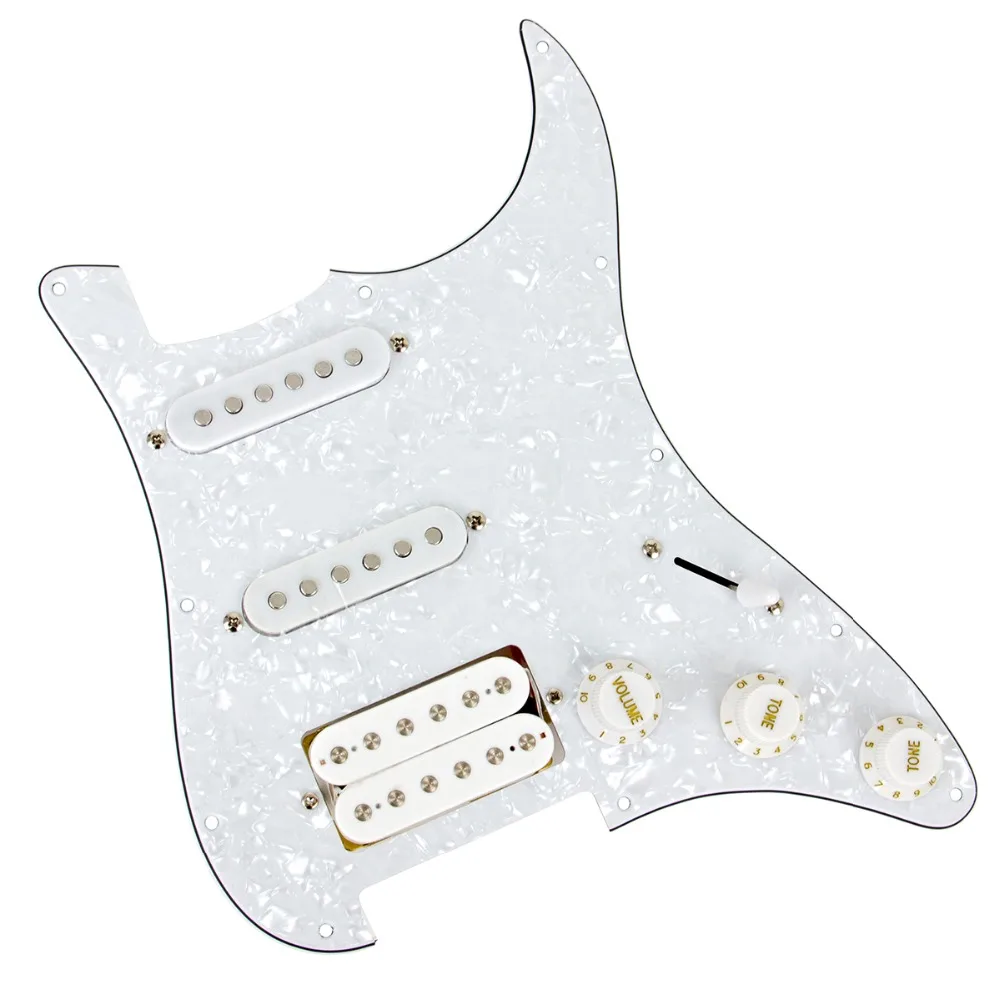 2* загружен Pickguard с звукоснимателем для Fender Squier сродство старт замена 3 слойные гитарные части
