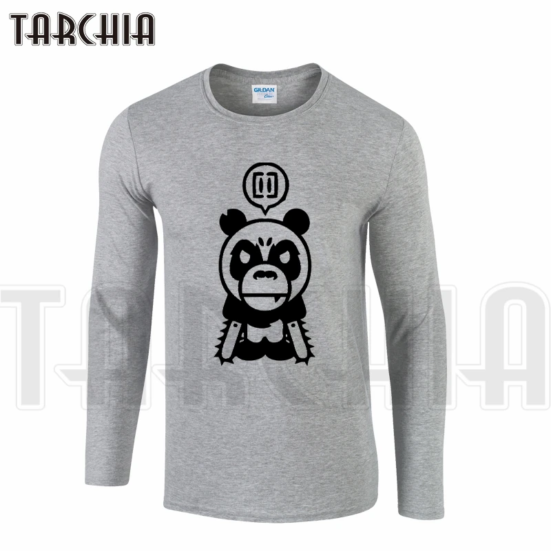 Футболка TARCHIA мужская с длинным рукавом брендовая тенниска из хлопка майка