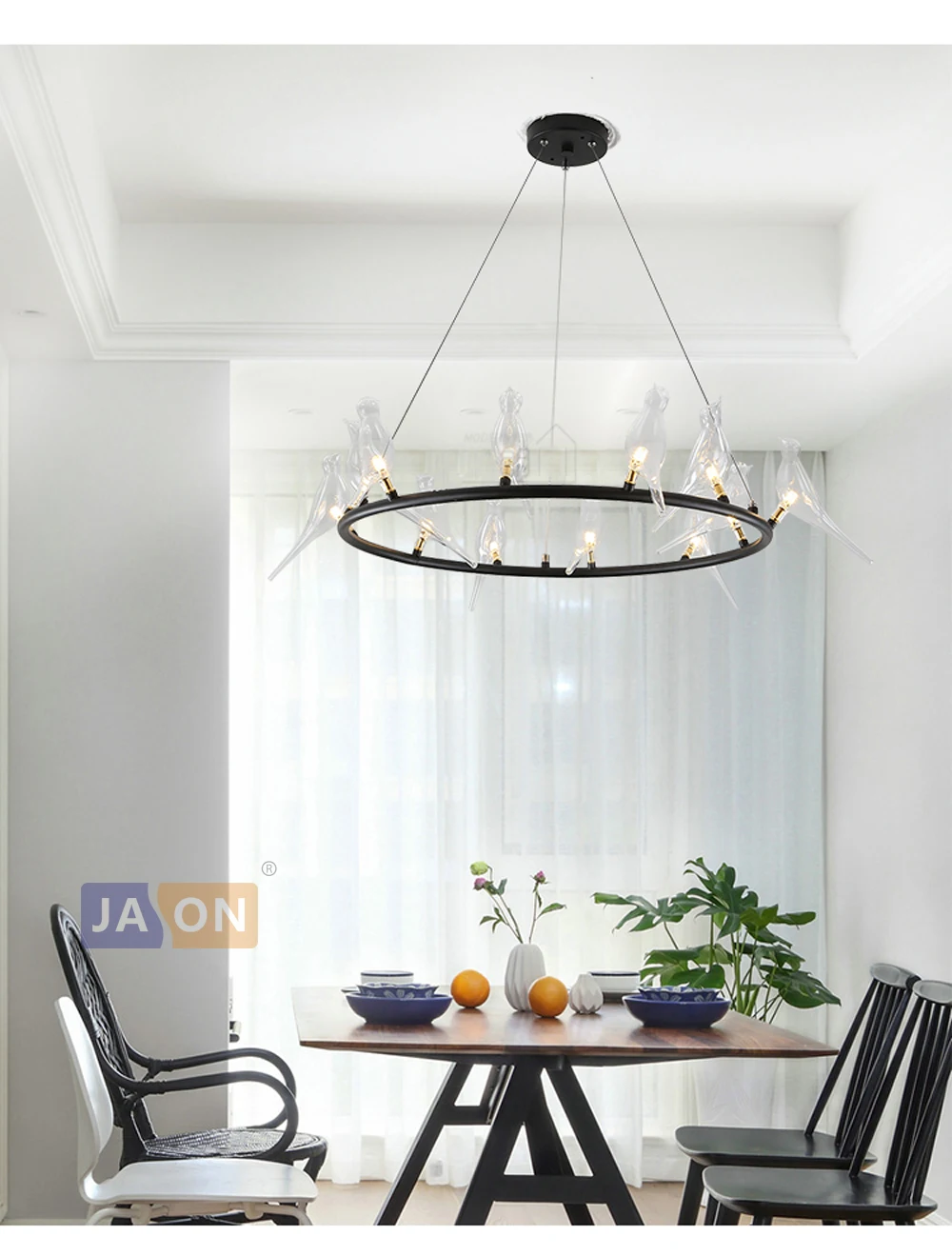 led g4 Постмодерн Железные Стеклянные Птицы Светодиодные Лампы.Светодиодные Светильники Люстры Подвесные.Светильники Подвесные Светильники.Светильник Подвесной Светильник.Освещение Для Столовой,Фойе и Спальни