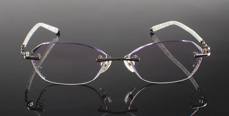 2019 бросающаяся оправа для очков из чистого титана с алмазным режущим краем