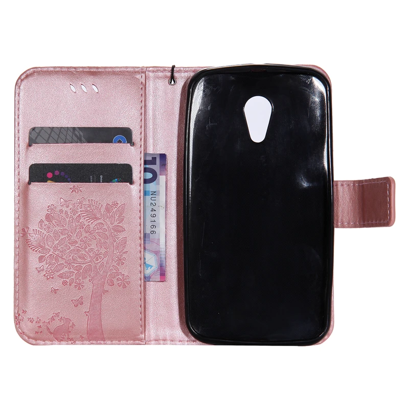 JYERAECOM Luxury Retro Flip Case For Moto G2 PU Leather+Silicone Wallet Motorola XT1068 XT1063 XT1069 | Мобильные телефоны и