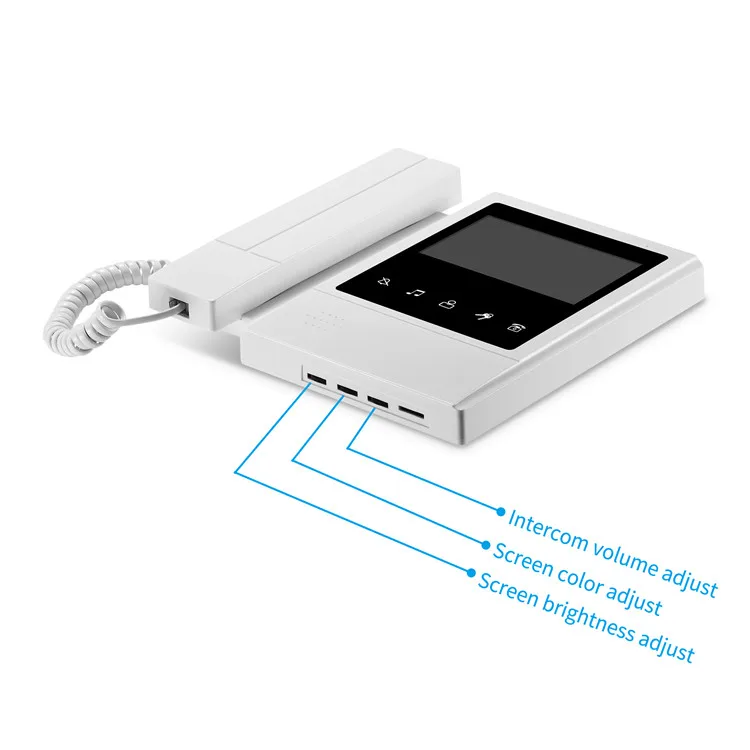 Портативный видеодомофон портативная система с экраном 4 3 дюйма