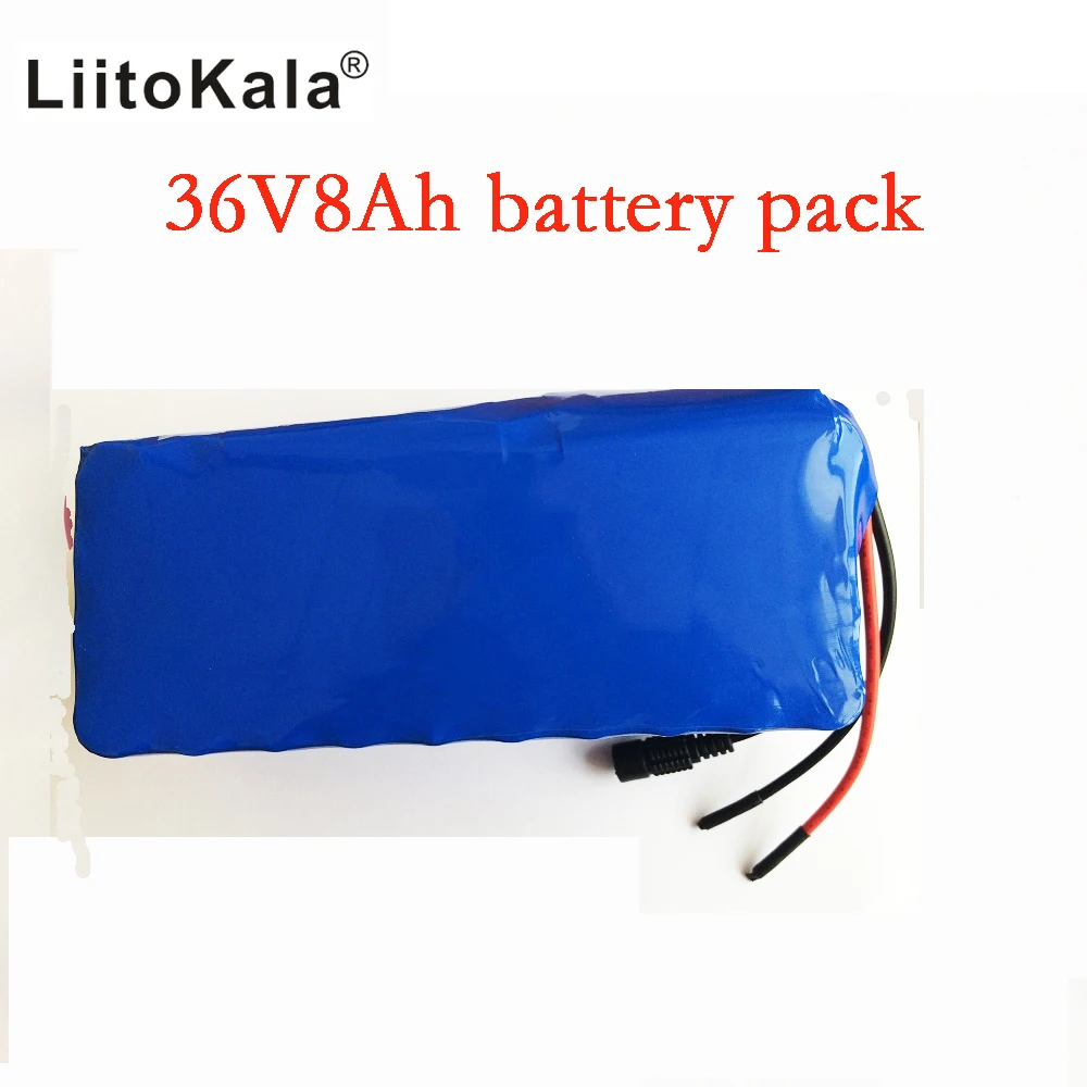

Аккумуляторная батарея Liitokala 36 в 8 Ач, литиевая батарея большой емкости + зарядное устройство 42 в 2 А