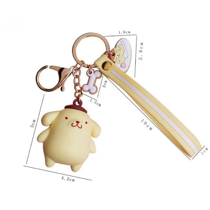 1 шт. креативный Sanrio серия My Melody пудинг Cinnamoroll Собака брелок Hello Kitty сумка подвеска брелок для девочек фигурка игрушка