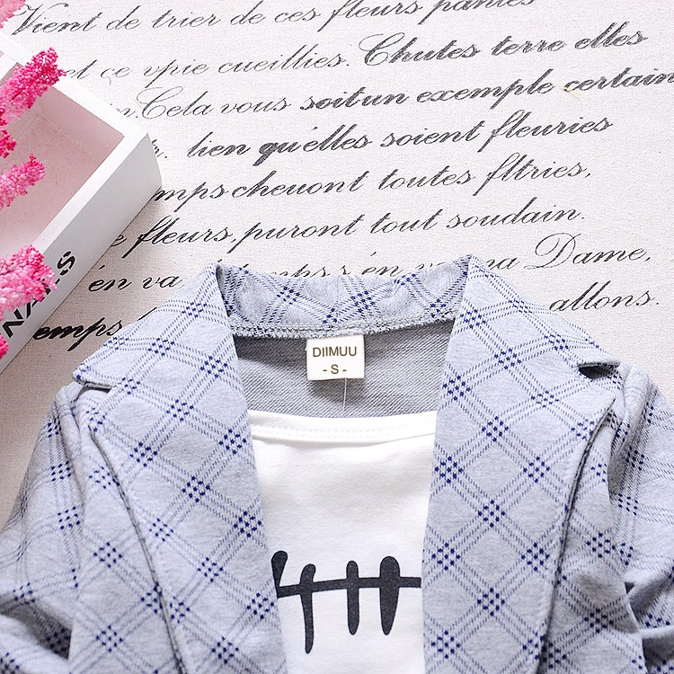 Весенне-осенний комплект одежды DIIMUU для маленьких девочек и мальчиков милые