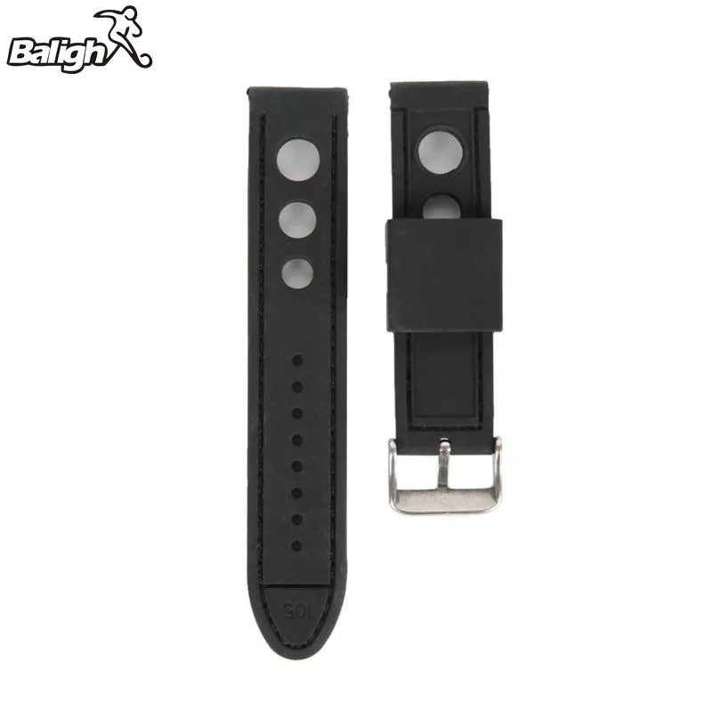 

Simple Silicone Watch Band High Quality Wristwatch Strap Fashion Women Men Watch Band 20mm 22mm 24mm