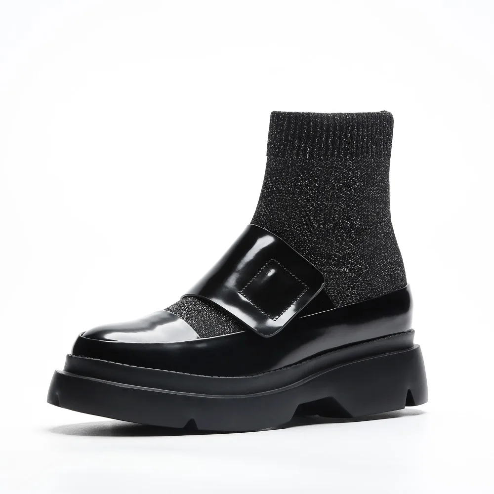 Арден фуртадо 2018 на осень зиму повседневная женская обувь без шнуровки с круглым