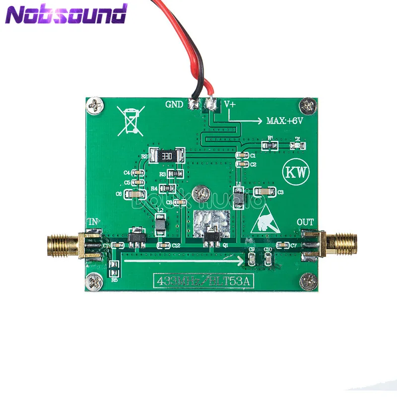 Усилитель мощности BLT53A 433 МГц RF 2 Вт для модуля передачи данных si4463 / SI4432|Усилители