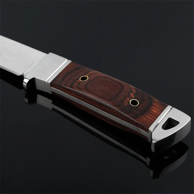 Стальной нож с фиксированным лезвием охотничьи ножи для выживания на природе