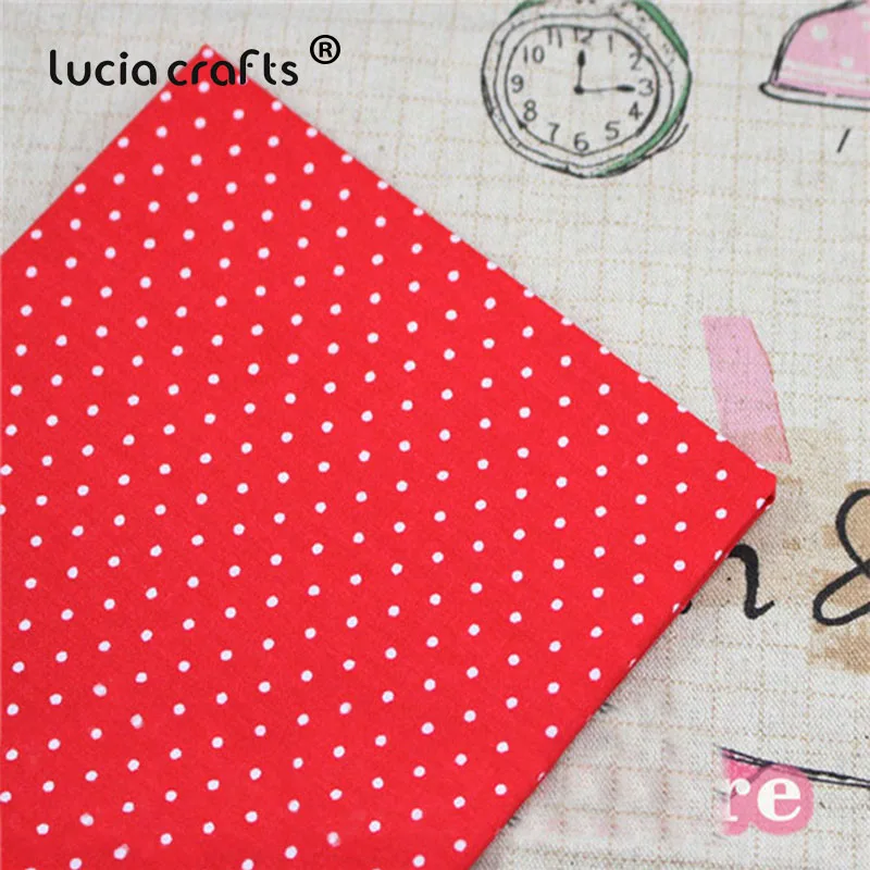 Type 2 Lucia crafts, 1 шт./лот, 50x50 см, хлопковая ткань для шитья, для рукоделия, Лоскутная ткань, ткань для детского постельного белья, текстильная кукла H0802 - Цвет: Type 2