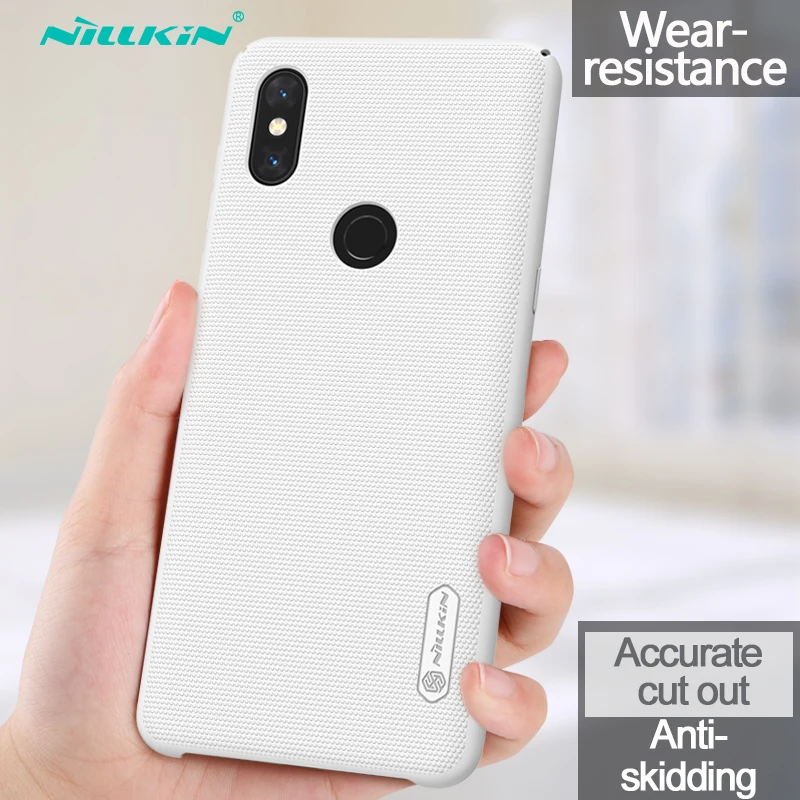 Белый Xiaomi mi x 3 Чехол Nillkin матовый щит жесткая задняя крышка из ПК для Xiaomi mi x 3 mi x3 6,39 ''чехол для телефона s NK3 - Цвет: Белый