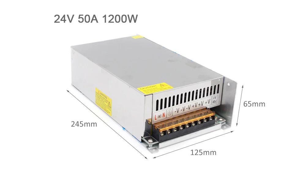 24V 50A 1200W 24 вольт постоянного тока Питание 1A 2A 3A 5A 10A 15A 20A 25A 30A 40A Светодиодные ленты AC110V 220V DC/DC 24В преобразователь адаптер Светодиодный драйвер 60Вт 150W - Цвет: 24V 50A 1200W