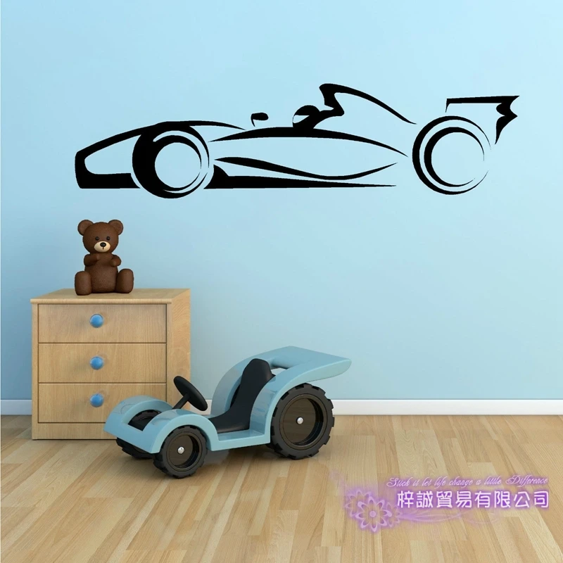 F1 наклейка на автомобиль Формула гоночных автомобилей постеры виниловые