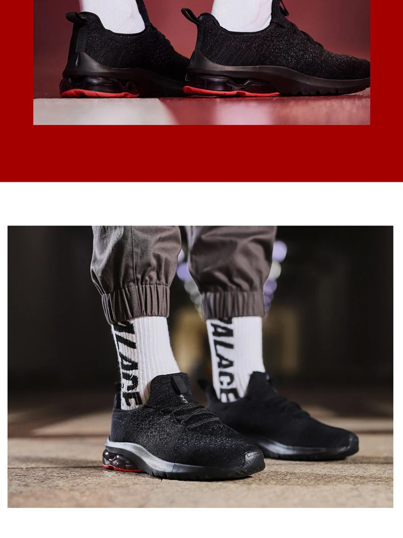Li-Ning/Мужская обувь для образа жизни с пузырьками; дышащая классическая спортивная обувь с подкладкой для отдыха; кроссовки; AGCN067 YXB209