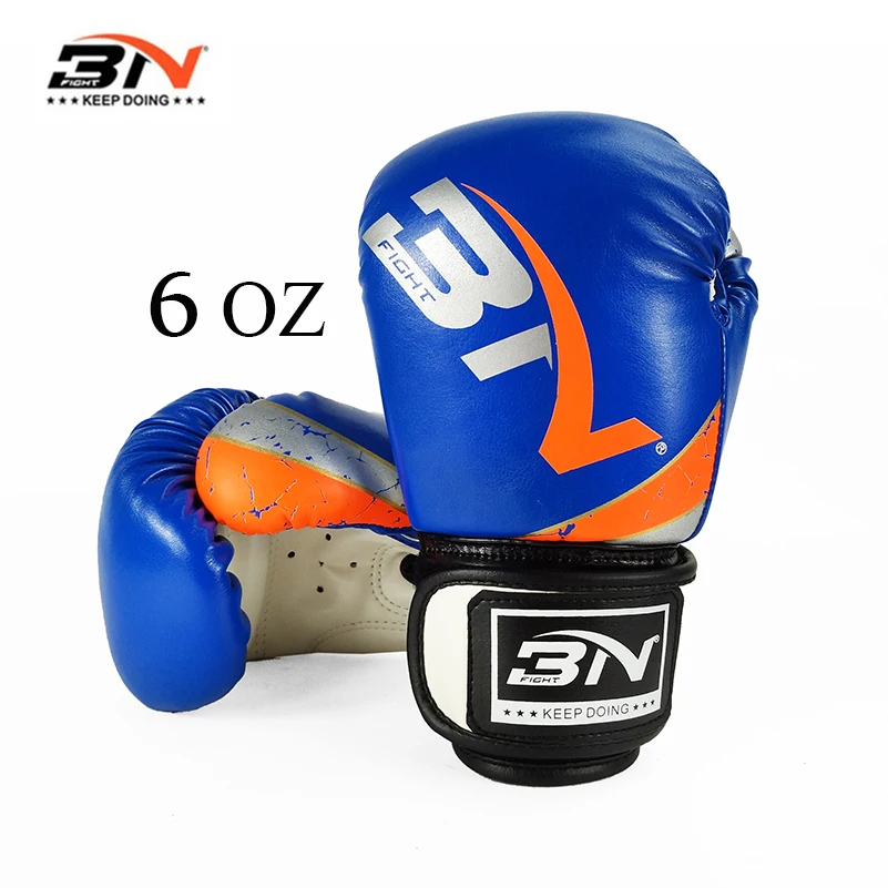 6 унций детские мягкие ПУ боксерские перчатки Муай Тай Каратэ Тхэквондо