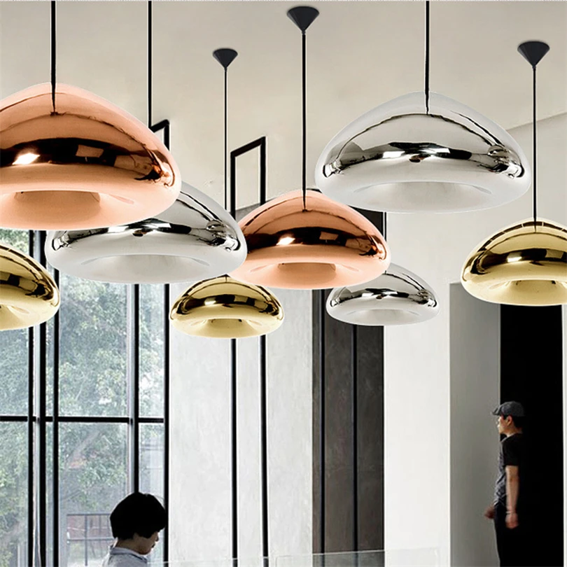 Декоративное освещение современные подвесные светильники стеклянная Подвесная