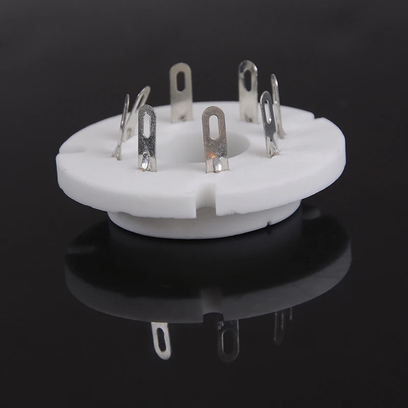 8-контактный DIY B8S Керамическая вакуумная трубка розетка для FU50R FU50 Φ 5U8C винтажная